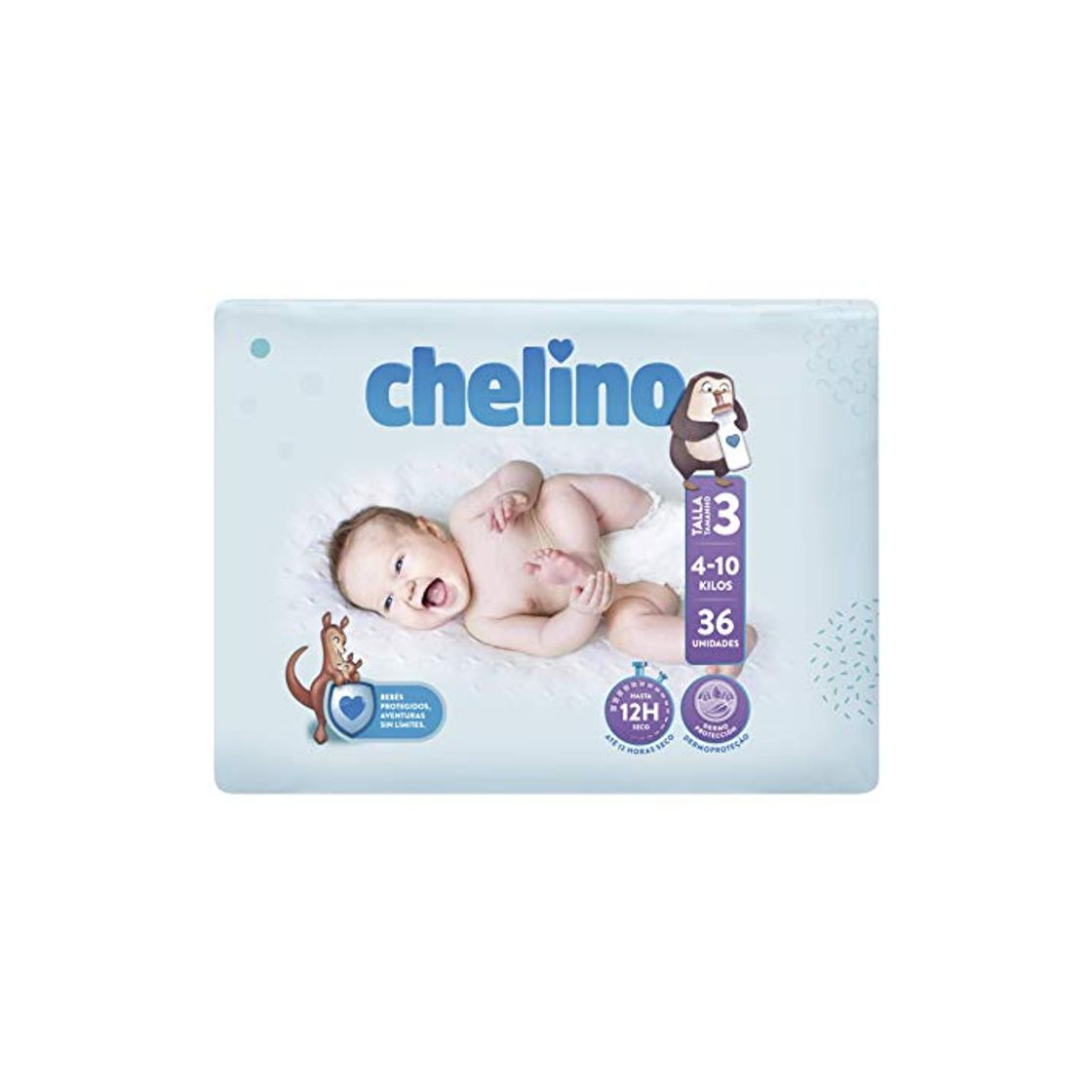 Product Chelino Fashion & Love, Talla 3, Pack de 6