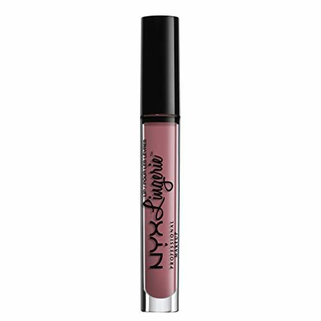Social NYX Professional Makeup Pintalabios Lip Lingerie Liquid Lipstick, Acabado cremoso y mate,