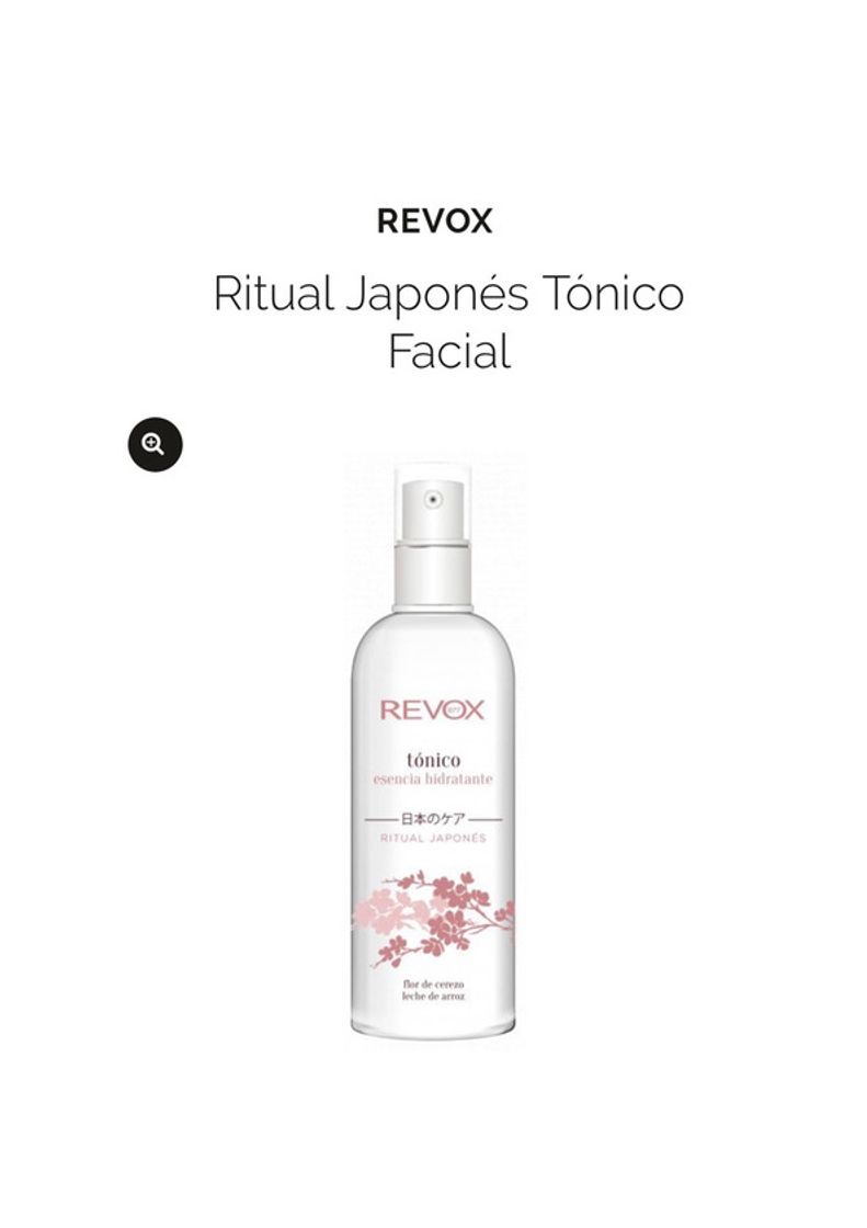 Product REVOX Tónico Facial Ritual Japonés