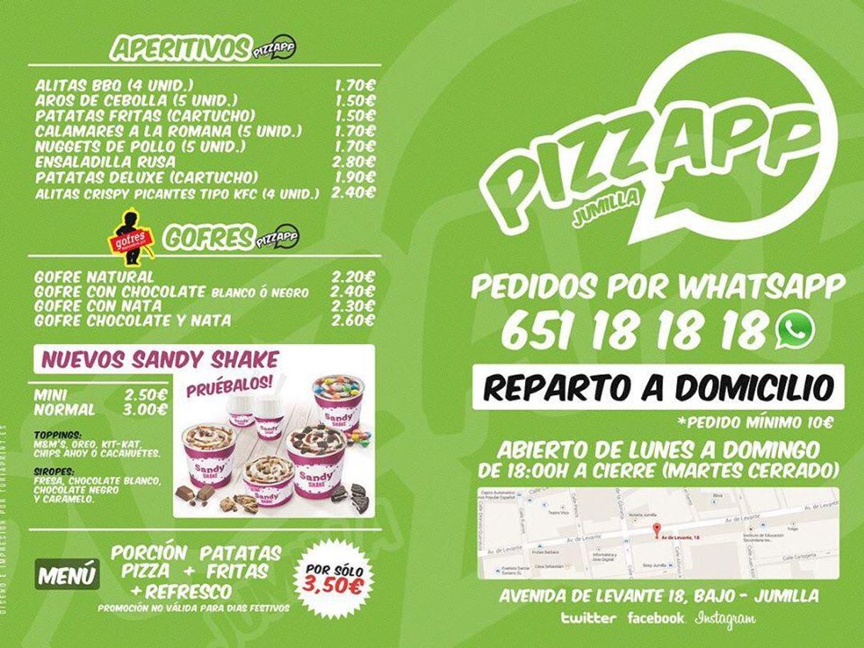 Restaurantes PizzappGarden