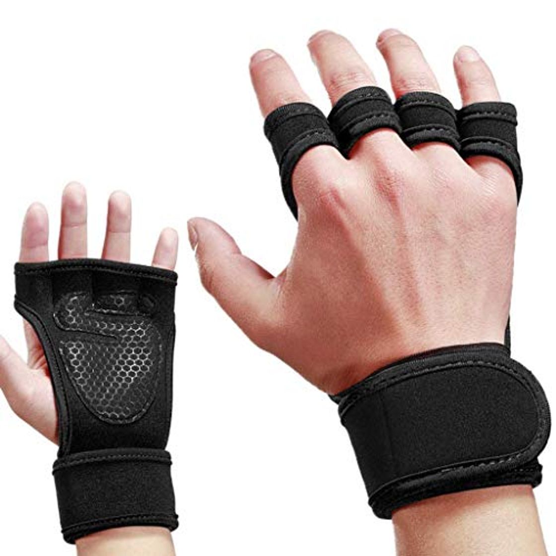 Social Skevic Guantes Gimnasio Hombre y Mujer - Guantes de Gym Antideslizante para
