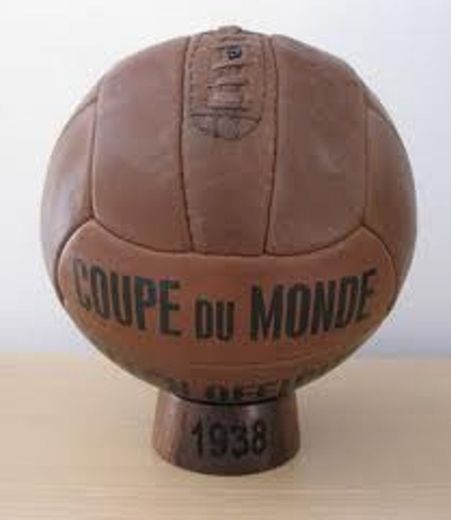 Balón de futbol tercera copa del mundo 1938