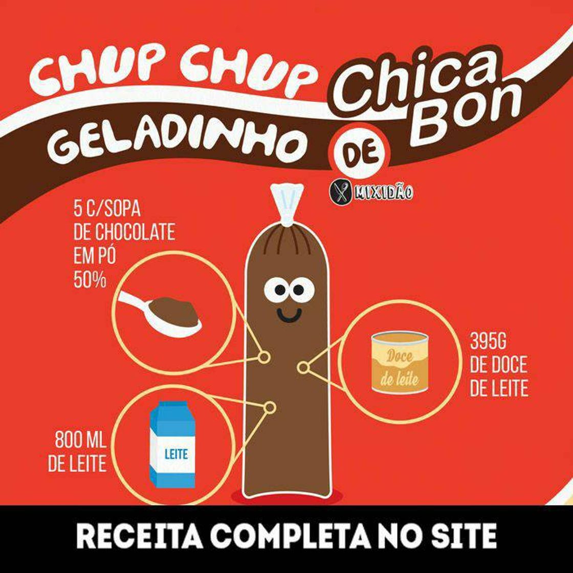 Moda Geladinho Chicabom  🍫