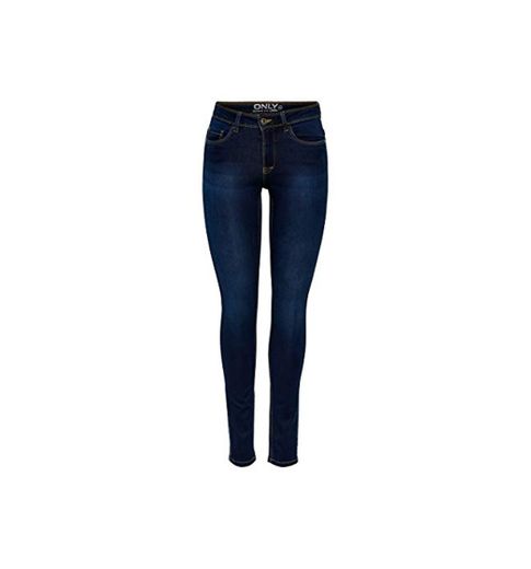 ONLY Onlultimate King Reg Jeans Cry200 Vaqueros, Dark Blue Denim, M