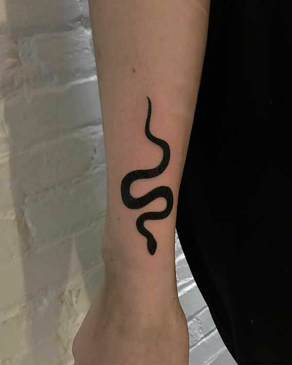 Fashion Tatuagem de cobra