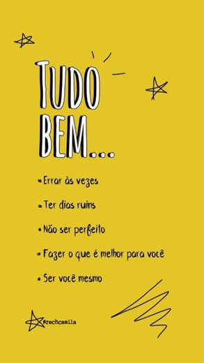 Tudo bem...