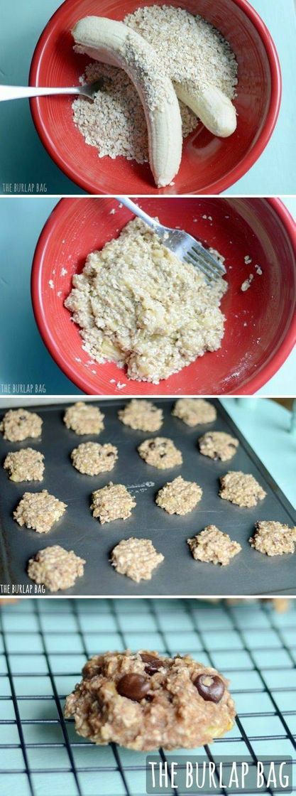 Moda Receita de bolinho de banana e aveia.