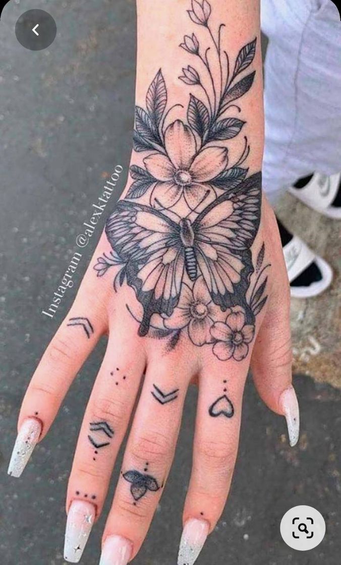 Fashion Tatoo para mão 😍