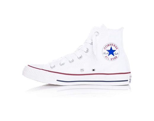 Converse Chuck Taylor All Star Hi, Zapatillas Altas Unisex adulto, Blanco