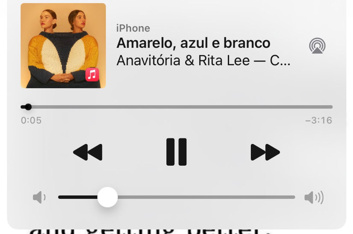 Canción Amarelo, azul e branco