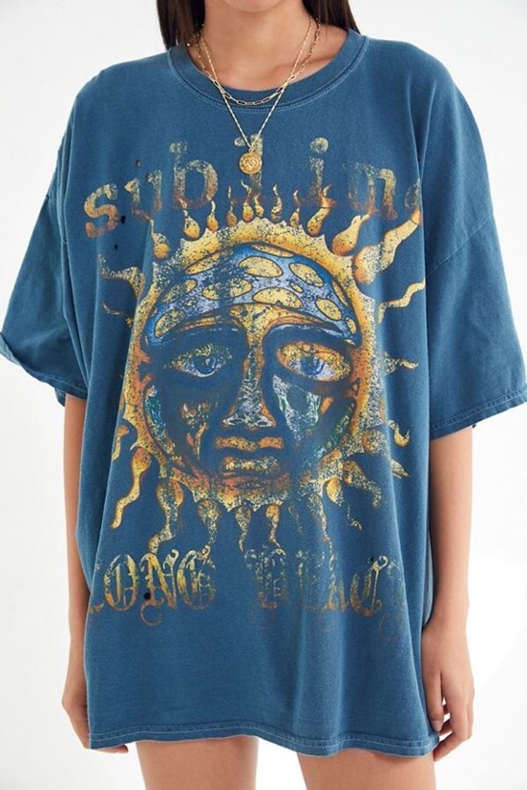 Moda Camiseta Sublime Long Beach