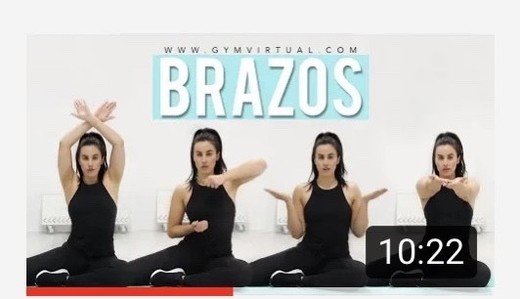 Trabajar brazos sentada