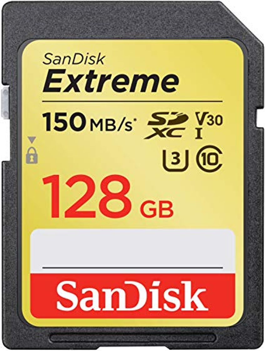 Electronic SanDisk Extreme 128GB SDXC Memory Card up to 150MB/s