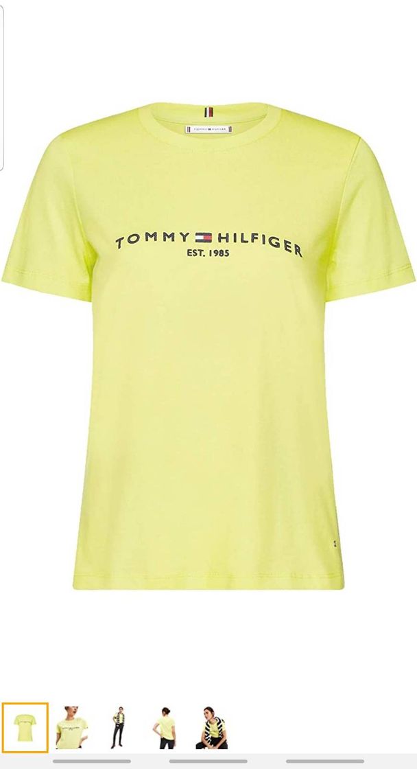 Fashion Tommy Hilfiger New TH ESS Hilfiger C-nk tee SS Camiseta para