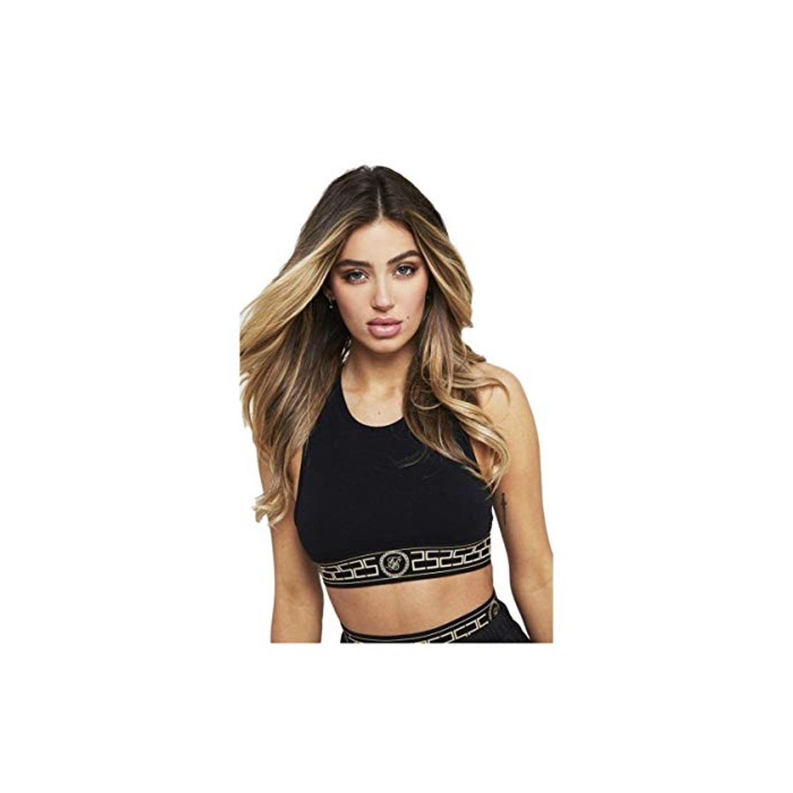 Product SIL & Silk -Top SSW-0570 Athena Racerback Bralette Black -Top Mujer