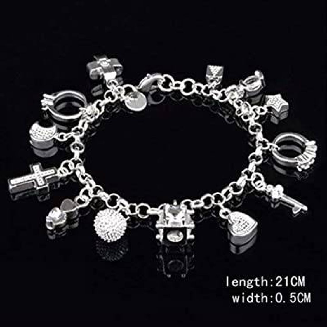 Social Pulsera plateada