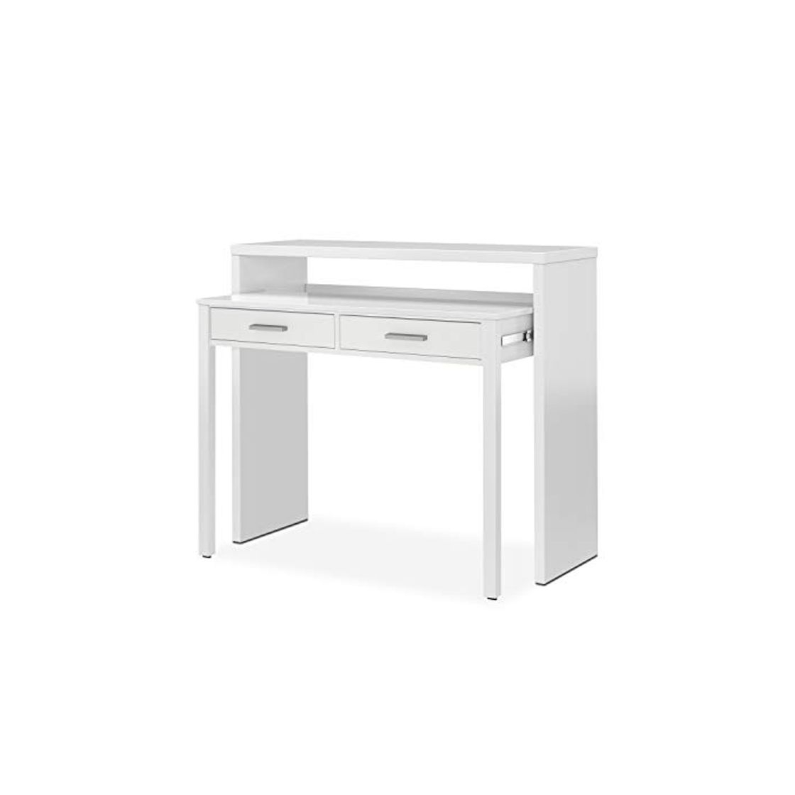 Products Habitdesign 004582BO - Mesa de Escritorio Extensible, Mesa Estudio Consola, Medidas: 98,5