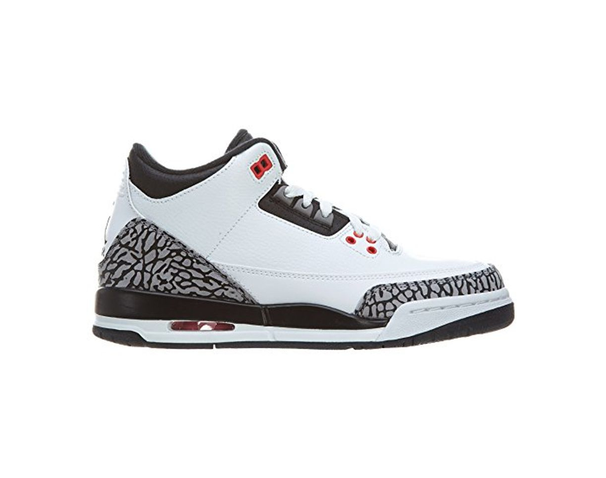 Social Air Jordan 3 Retro Bg Blanco/Negro 398 614 123 Tamaã±o 4.5y