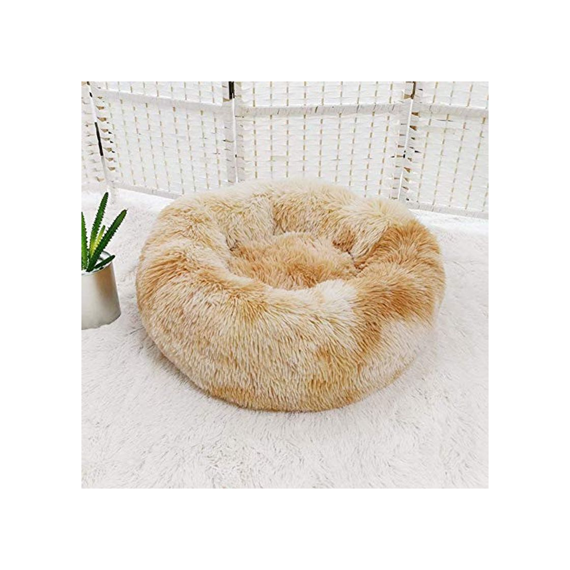 Products Alaeo Donut Lavable Cama para Perros Almohada mullida para Gatos Área para