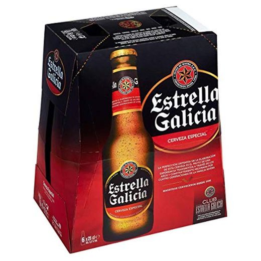 Estrella Galicia Cerveza Especial -Pack de 6 x 25 cl - Total