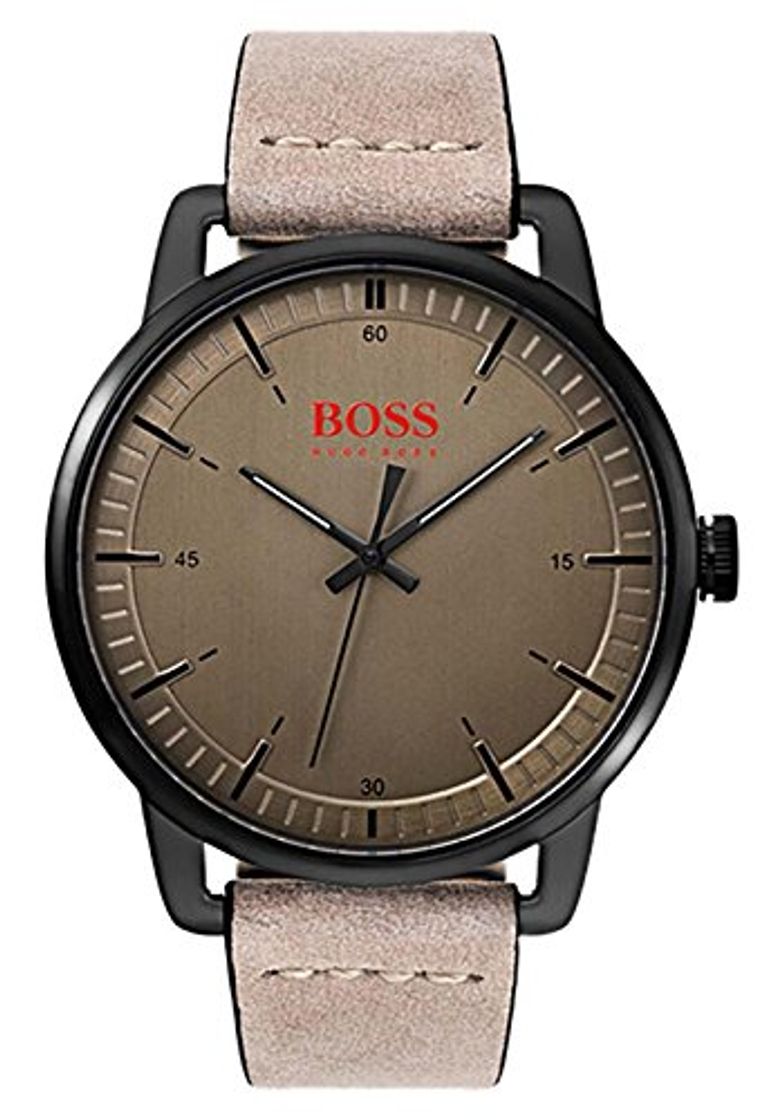 Products Hugo Boss Orange Reloj Analógico para Hombre de Cuarzo con Correa en Cuero 1550073