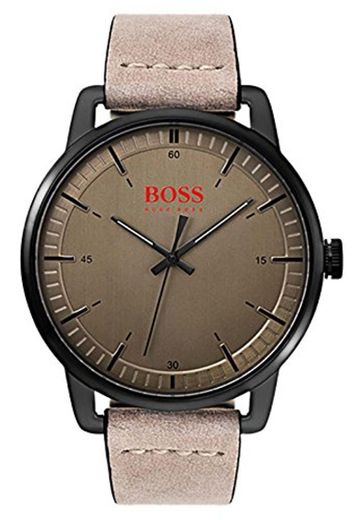 Hugo Boss Orange Reloj Analógico para Hombre de Cuarzo con Correa en Cuero 1550073