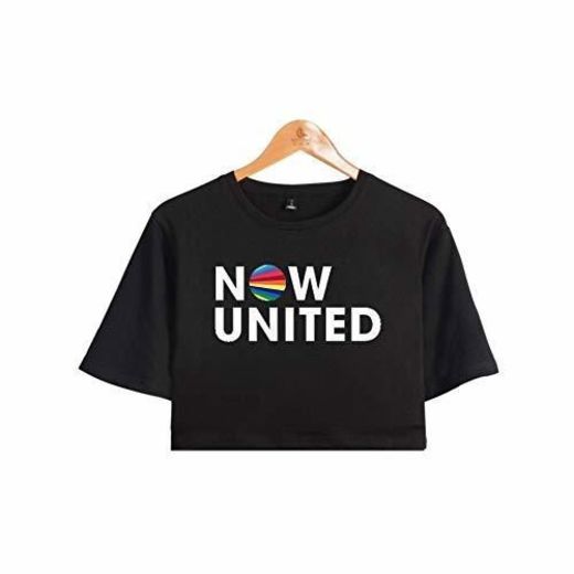 WAWNI Now United -Better Album Crop Top Expuesto ombligo Camiseta O-Neck Now