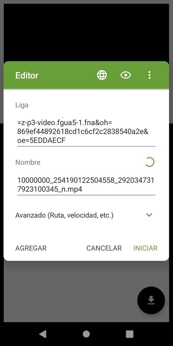 App  para descargar videos de Facebook 