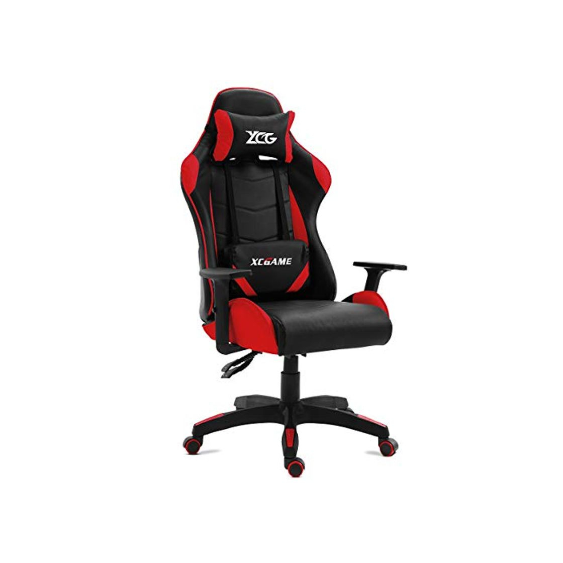 Home Mc Haus ROJA Silla Gaming de Escritorio y Oficina con Respaldo Reclinable