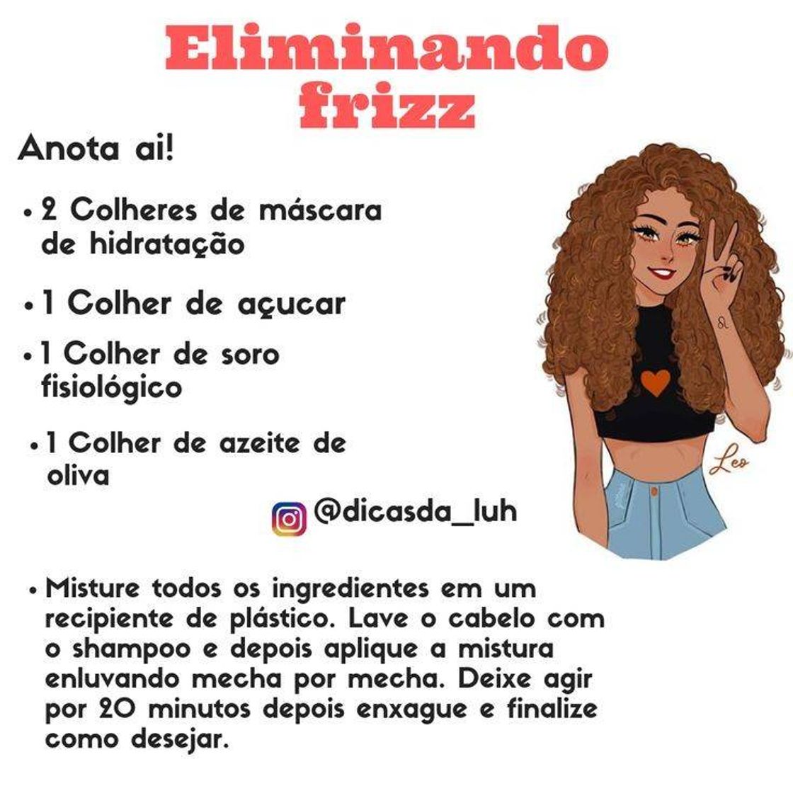 Fashion Receitinha para não ter frizz 💇‍♀️