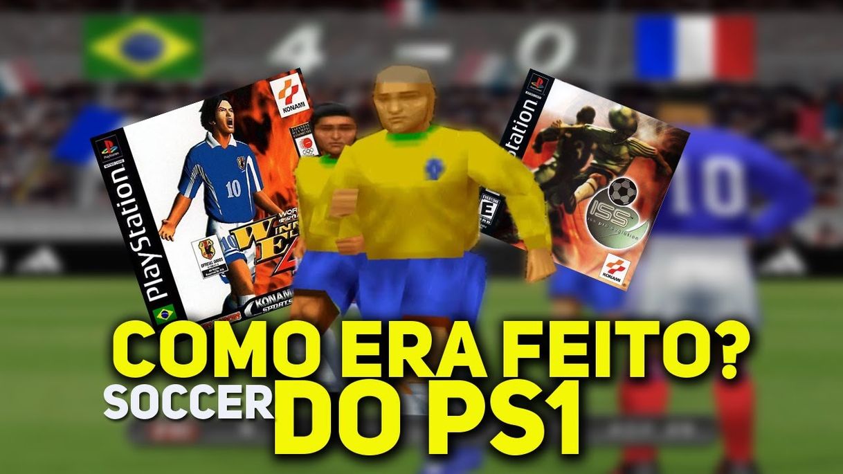 Moda Como os Jogos de Futebol do PS1 Eram Feitos? (Winning Eleven ...