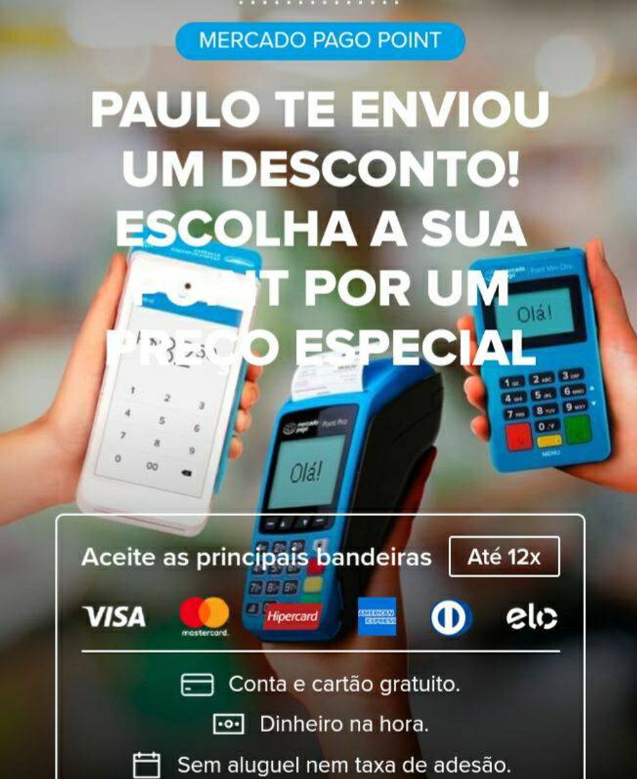 Moda Há um desconto especial para comprar sua Point! 
Você pode e