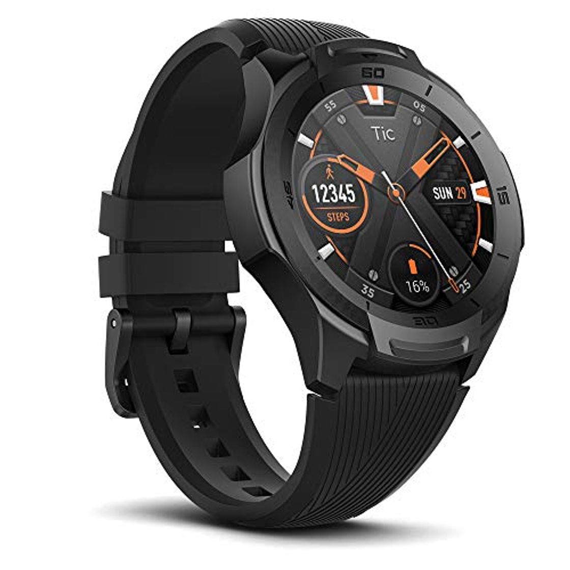 Social Ticwatch S2 - Reloj Inteligente Resistente al Agua