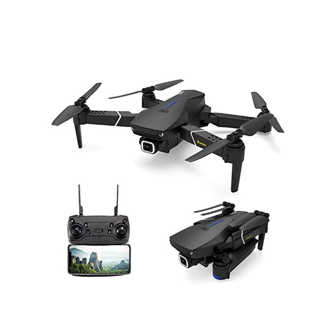 Social EACHINE E520S Drone con Camara HD Drone 4k Drone GPS Drones con