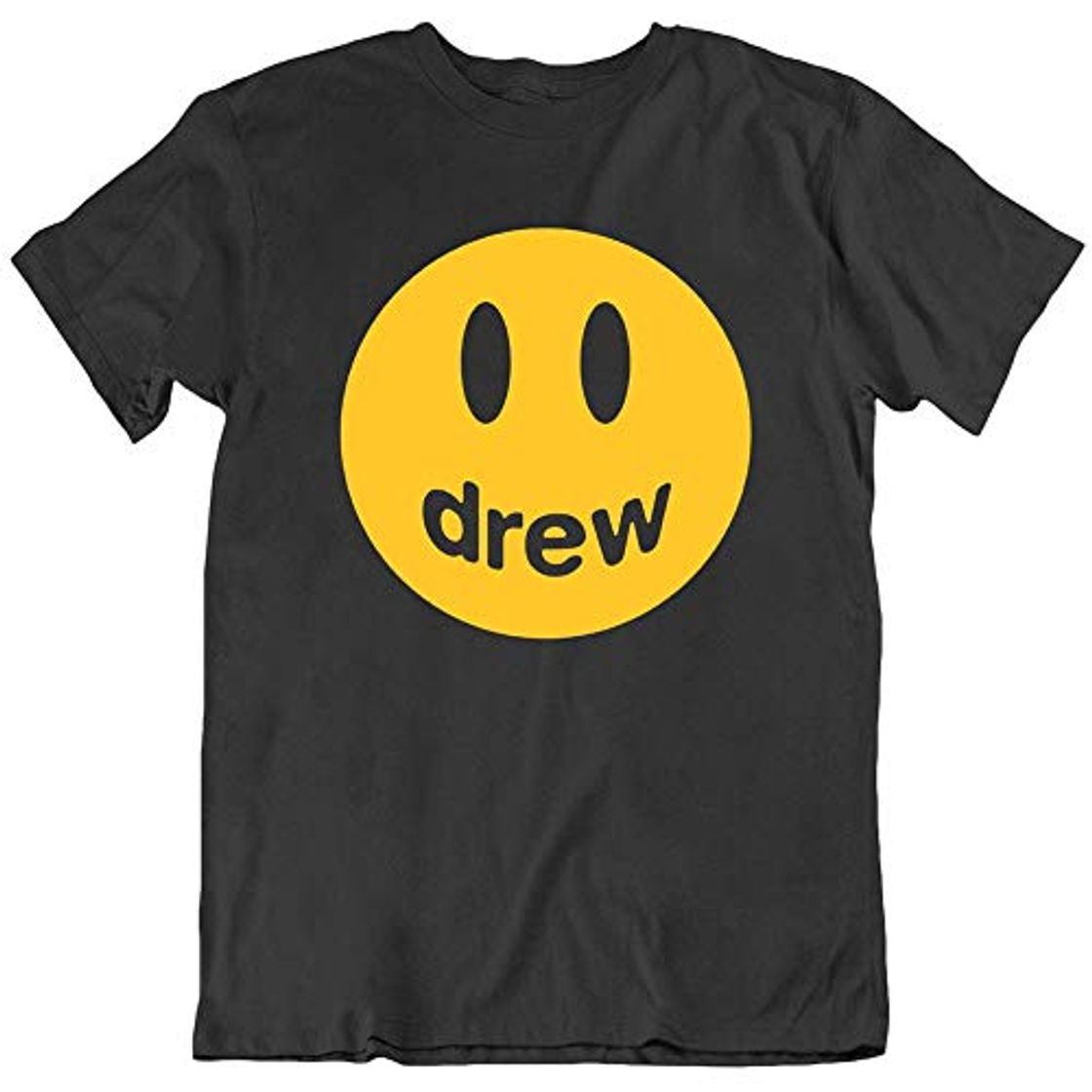 Lugares Drew Smile Happyface Emoji T Shirt Black tee Gift New from US