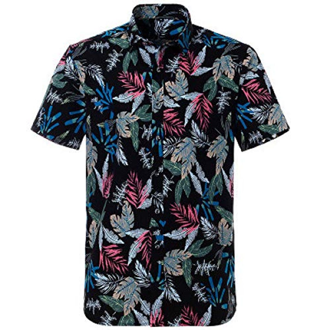 Producto Jinyaun Camisa De AlgodóN Camisa Hawaiana para Hombre Camisa Informal De Verano