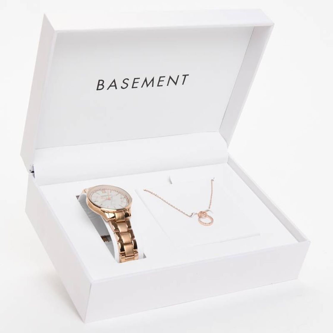 Moda Basement Set Reloj + Collar Basement - Falabella.com