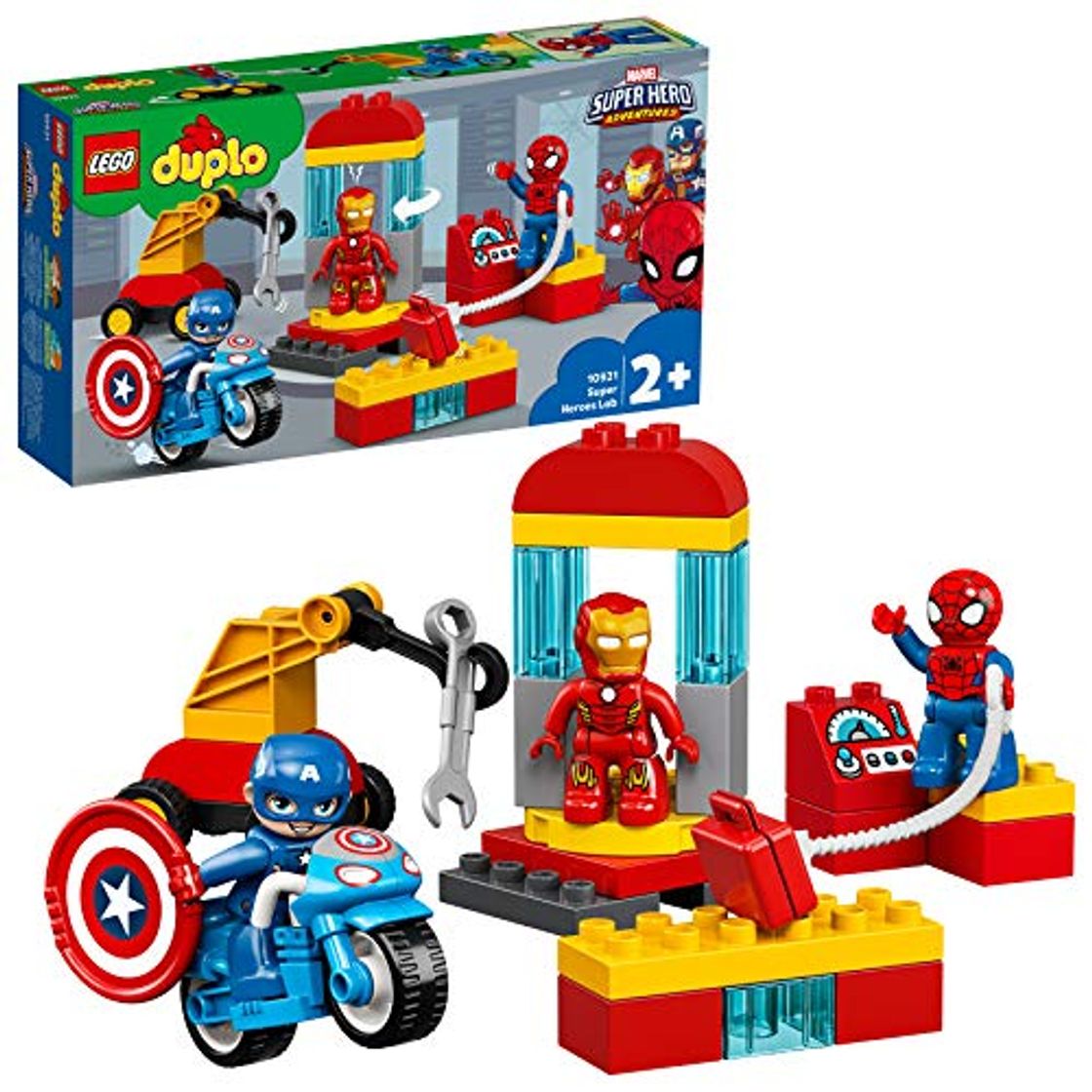 Producto LEGO DUPLO Super Heroes - Laboratorio de Superhéroes, Set de Construcción Inspirado