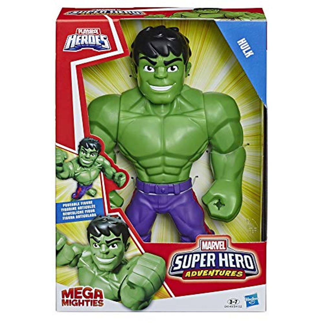 Producto Playskool Heroes- Mega Mighties Avengers Hulk, Multicolor