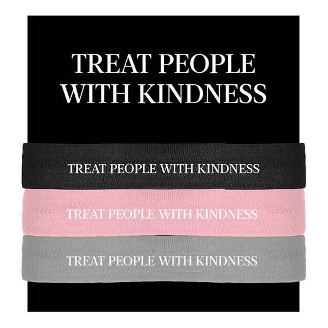 Moda Treat People With Kindness hair tie set