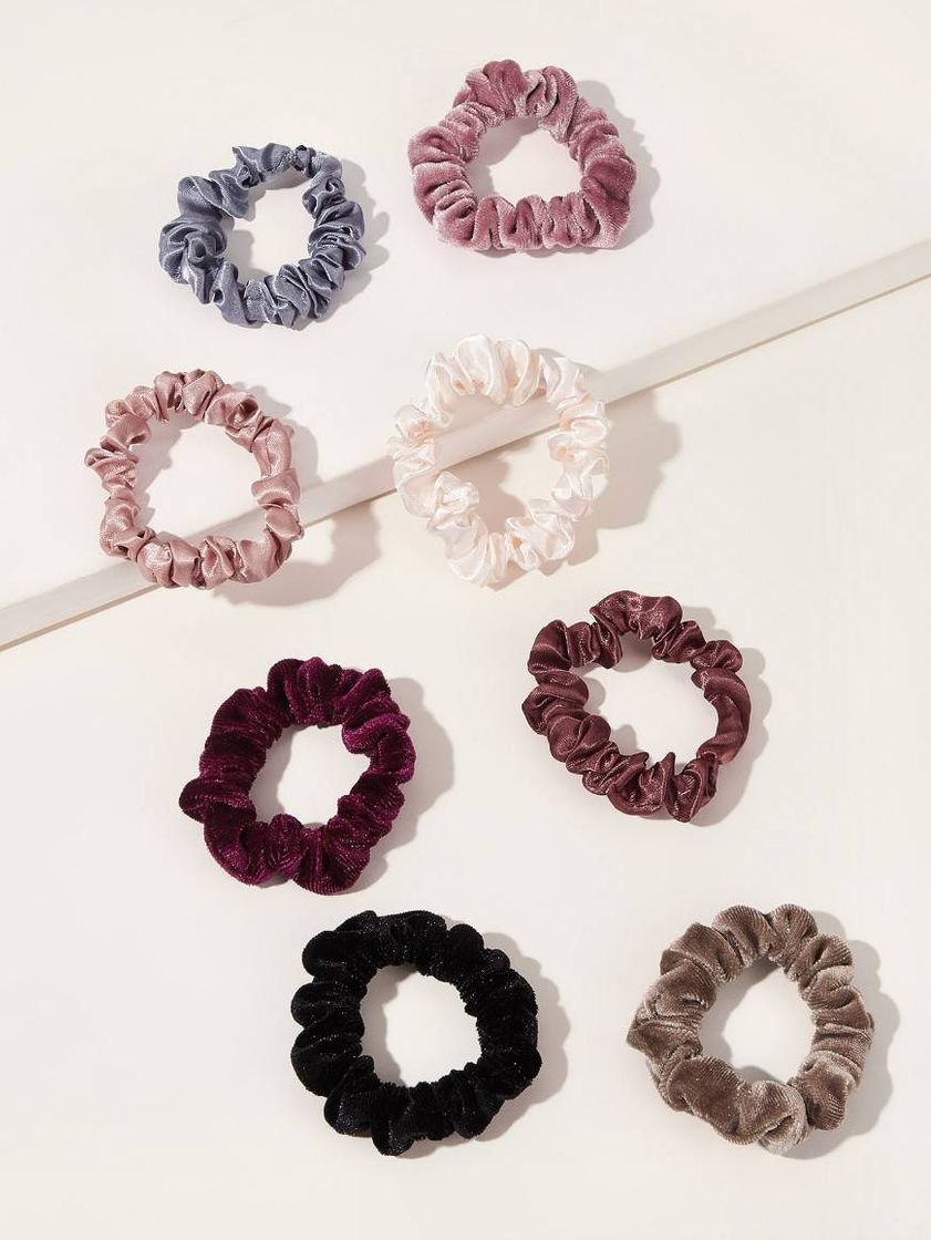 Products Scrunchies de terciopelo y satin 