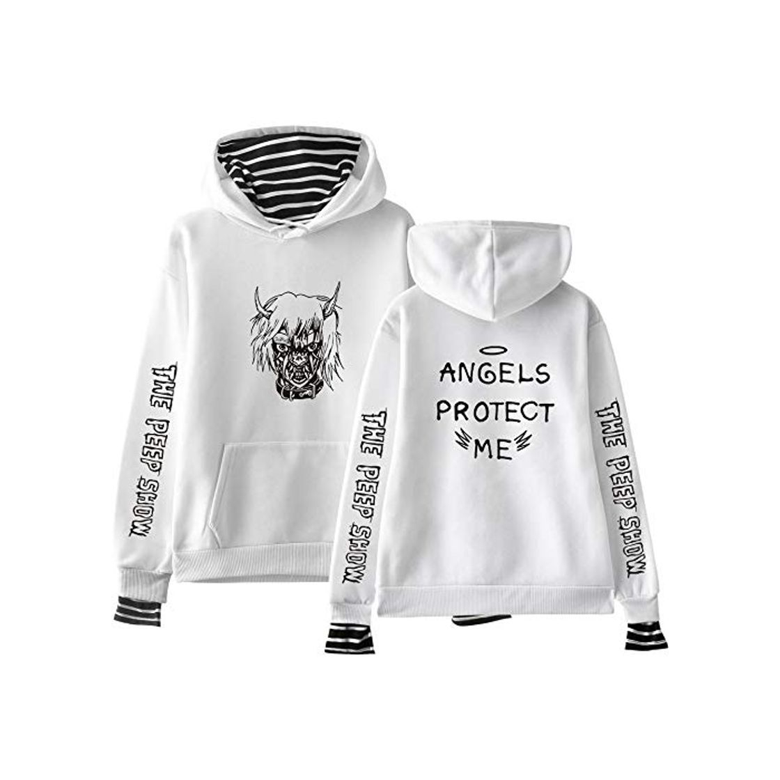 Product JJZHY EMO Trap Commemorative Lil Peep Sudadera con Capucha de Manga Larga