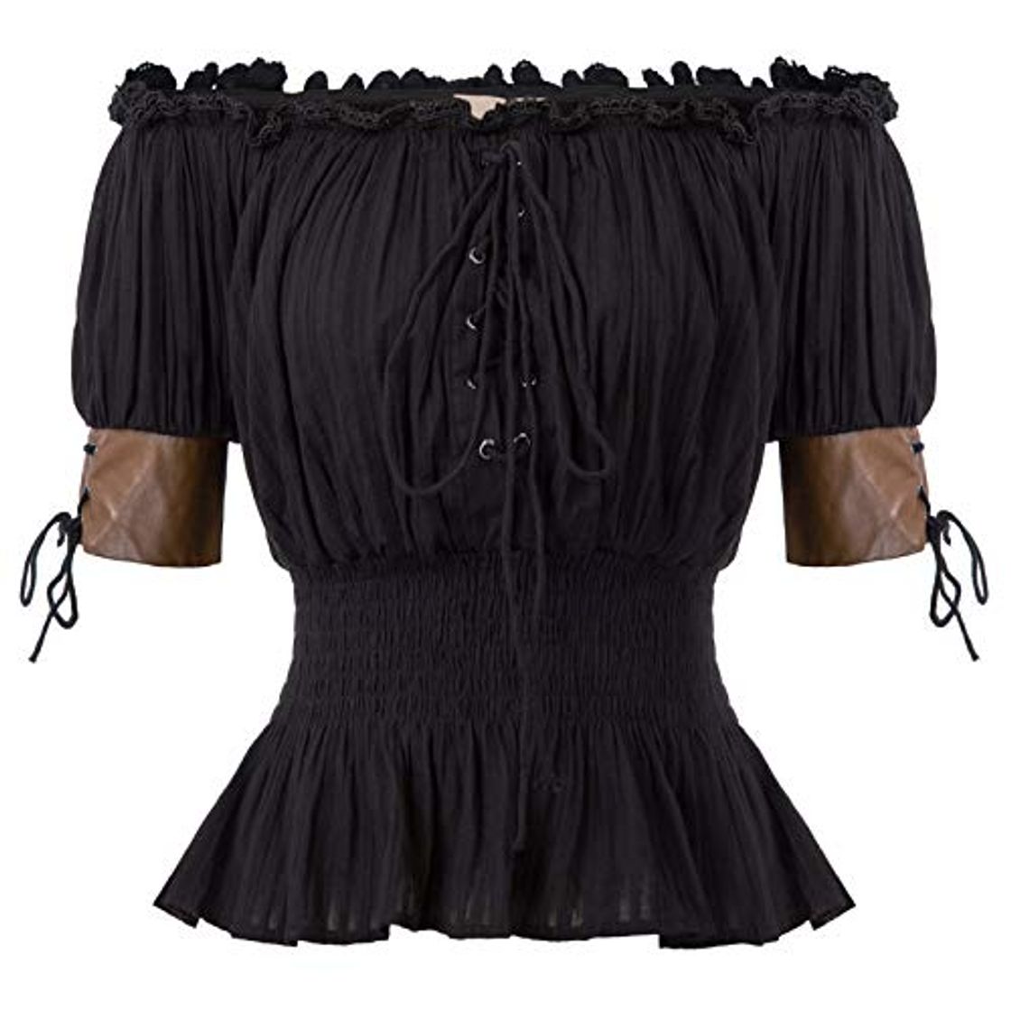 Producto Belle Poque Top Mujeres Steampunk Blusa Victoriana Medieval Top Retro Vintage Mid