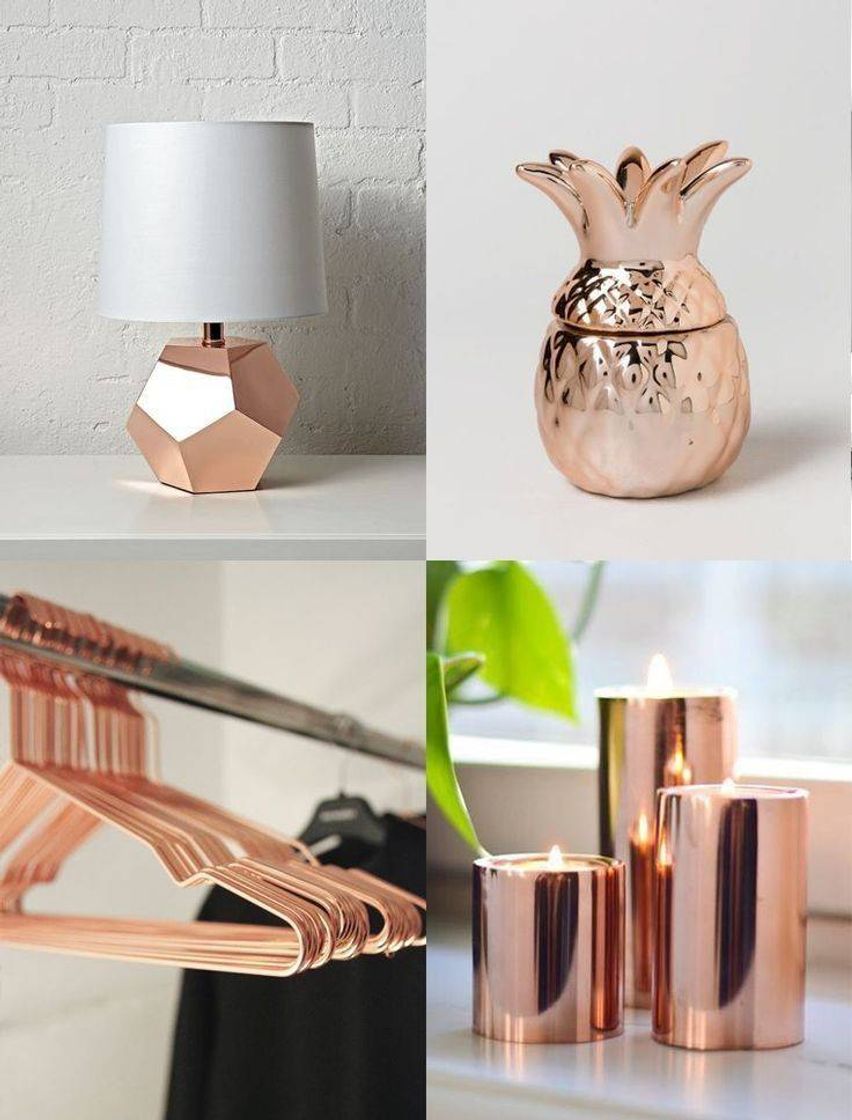 Moda Decorações para quarto rose gold🌠❤