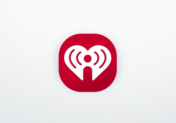 Aplicação iHeart: Radio, Music, Podcasts