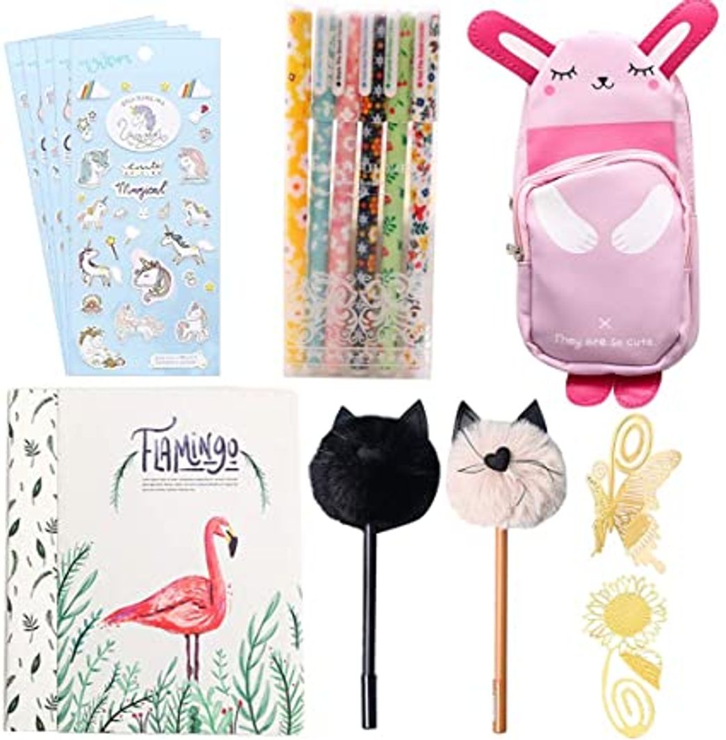 Lugar Amycute 29 piezas papelería kawaii Set para niñas