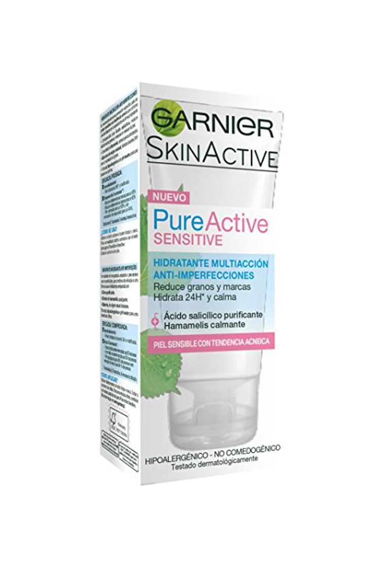 Beauty Garnier PureActive Sensitive Tratamiento Hidratante Anti-Imperfecciones