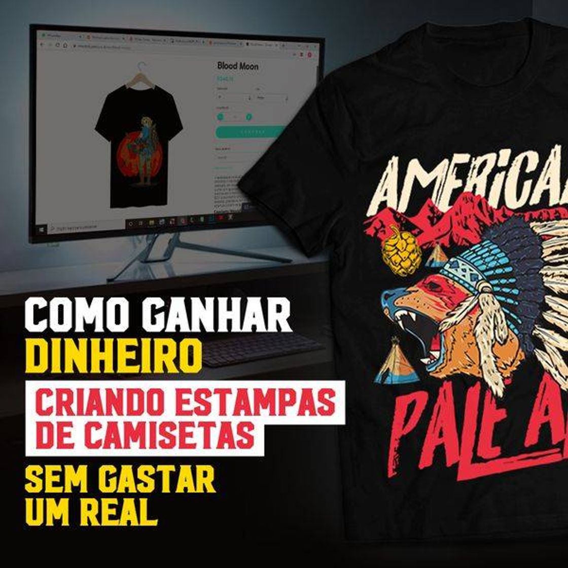 Moda Como ganhar dinheiro criando estampas de camiseta 