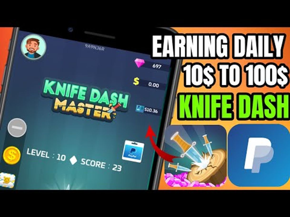 Videogames Knife Dash Master