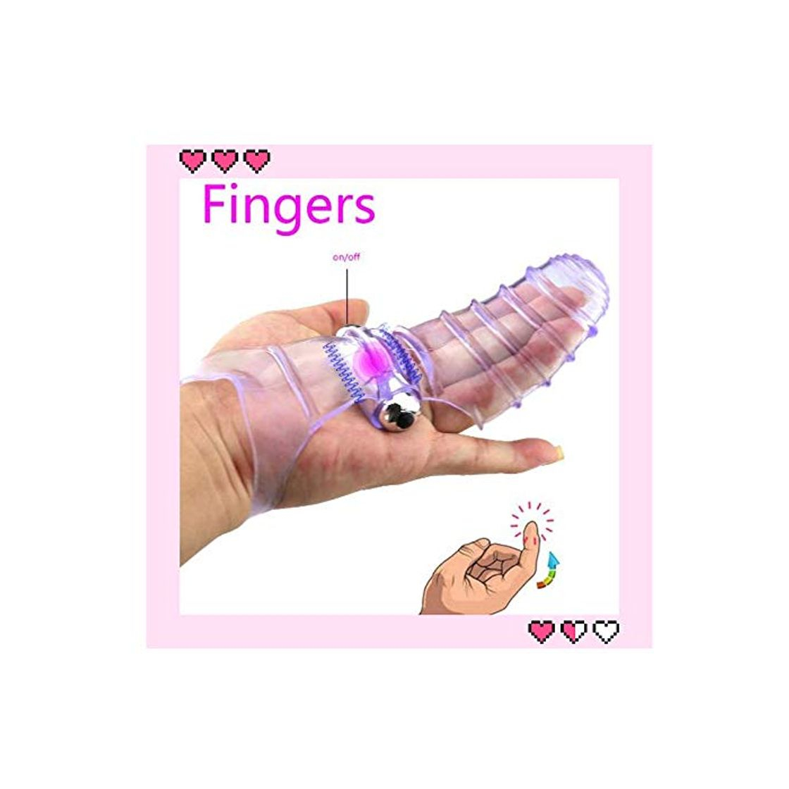 Social Juego de dedos móviles de alta gama de guantes transparentes y batería